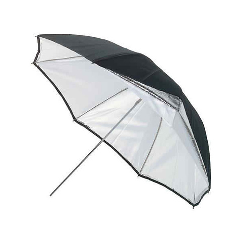 45 In. Umbrella (Silver/White) Image 0