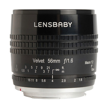 Velvet 56mm f/1.6 Lens for Fujifilm X (Black)
