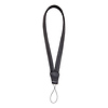 Leather Camera Wrist Strap with Cord Tethering (Black/White Stitching) Thumbnail 0