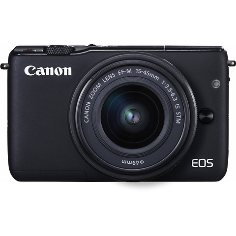 EOS M10 Mirrorless Digital Camera with 15-45mm Lens (Black) Image 1