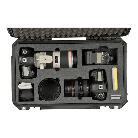 iSeries 2011-7 Two DSLR with Lenses Case (Black) Image 4