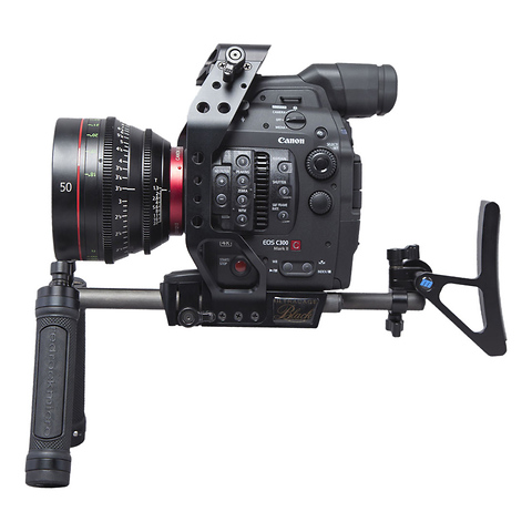 ultraCage Black Professional Series Handheld Rig for Canon C100/C300 MKII Cameras Image 2