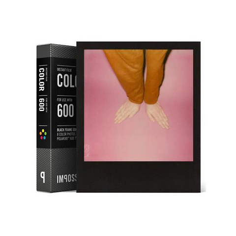 Color Instant Film for 600 (Black Frame, 8 Exposures) Image 0