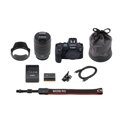 EOS R5 Mirrorless Digital Camera with 24-105mm f/4L Lens and RF 85mm f/1.2L USM Lens Image 4