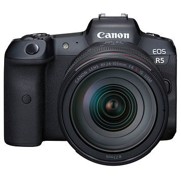 EOS R5 Mirrorless Digital Camera with 24-105mm f/4L Lens and RF 85mm f/1.2L USM Lens