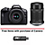EOS R100 Mirrorless Digital Camera with 18-45mm Lens and 55-210mm Lens