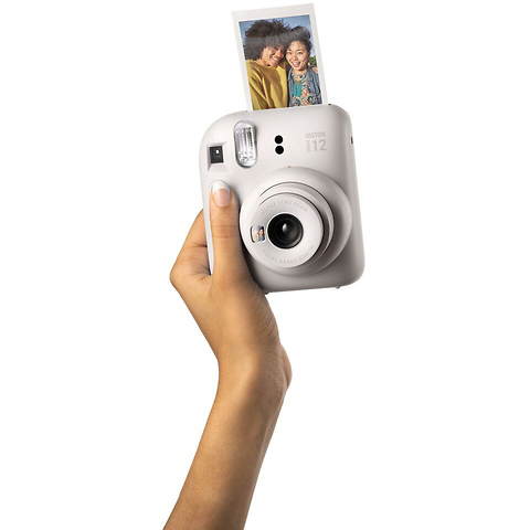 INSTAX Mini 12 Instant Film Camera (Clay White) Image 6
