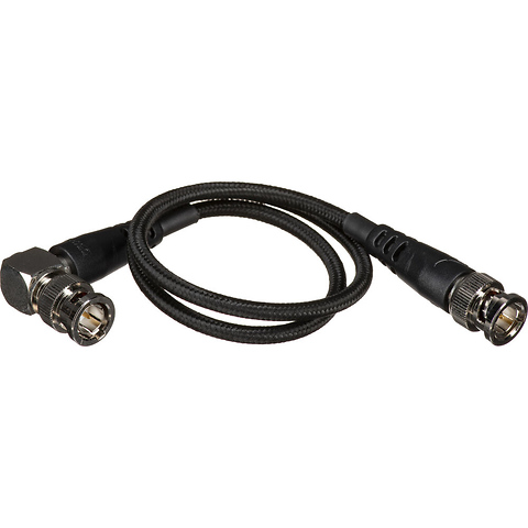 12G-SDI Cable for 4K60 Camera Monitors and Transmitters (20 in., Raven Black) Image 1