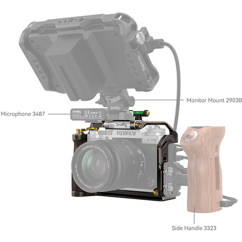 Retro-Style Camera Cage for FUJIFILM X-T5 Image 4