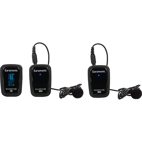 Blink 500 ProX B2R 2-Person Digital Camera-Mount Wireless Omni Lavalier Microphone System (Black, 2.4 GHz) Image 6