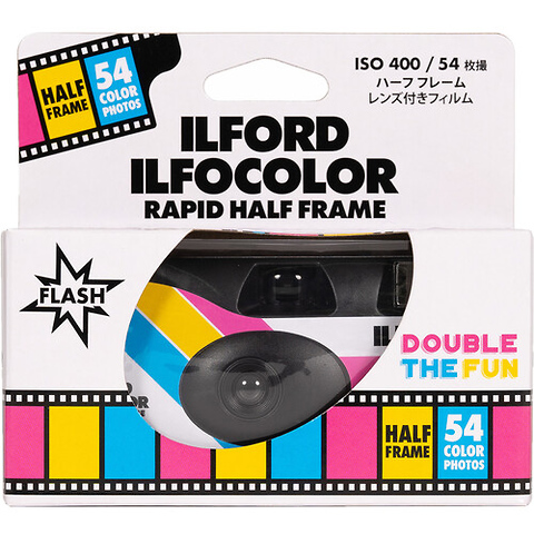 Ilfocolor Half Frame Single Use Camera (54 Exposures) Image 1