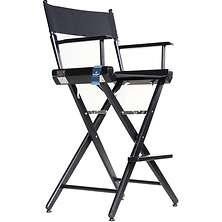 30 in. Pro Series Tall Director's Chair (Black Frame, Black Canvas) Image 0