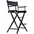 30 in. Pro Series Tall Director's Chair (Black Frame, Black Canvas)