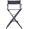 30 in. Pro Series Tall Director's Chair (Black Frame, Black Canvas) Thumbnail 1