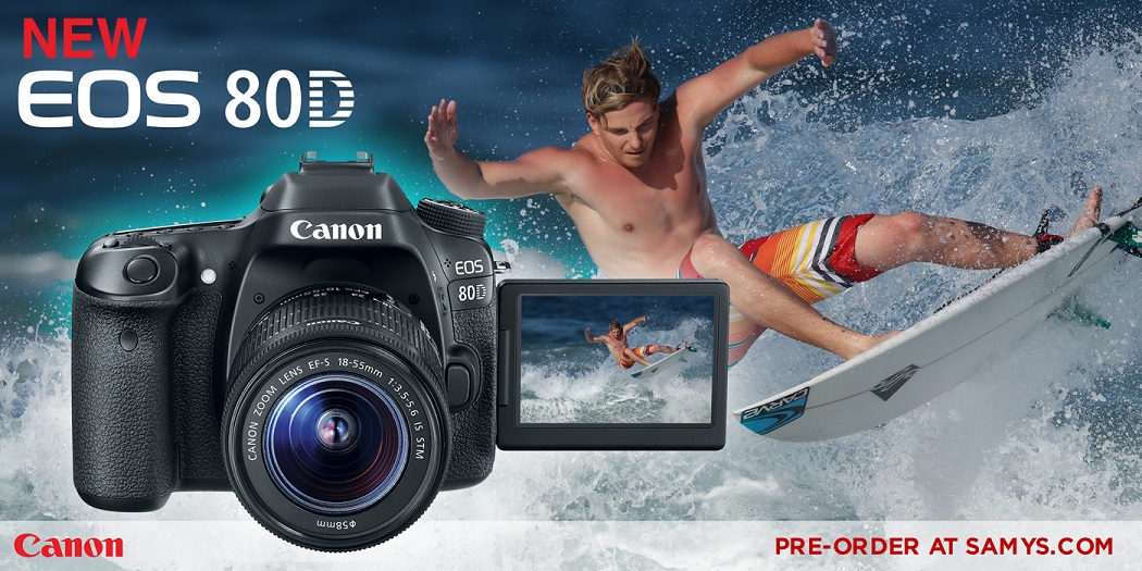 New Canon 80D DSLR Camera Unveiled