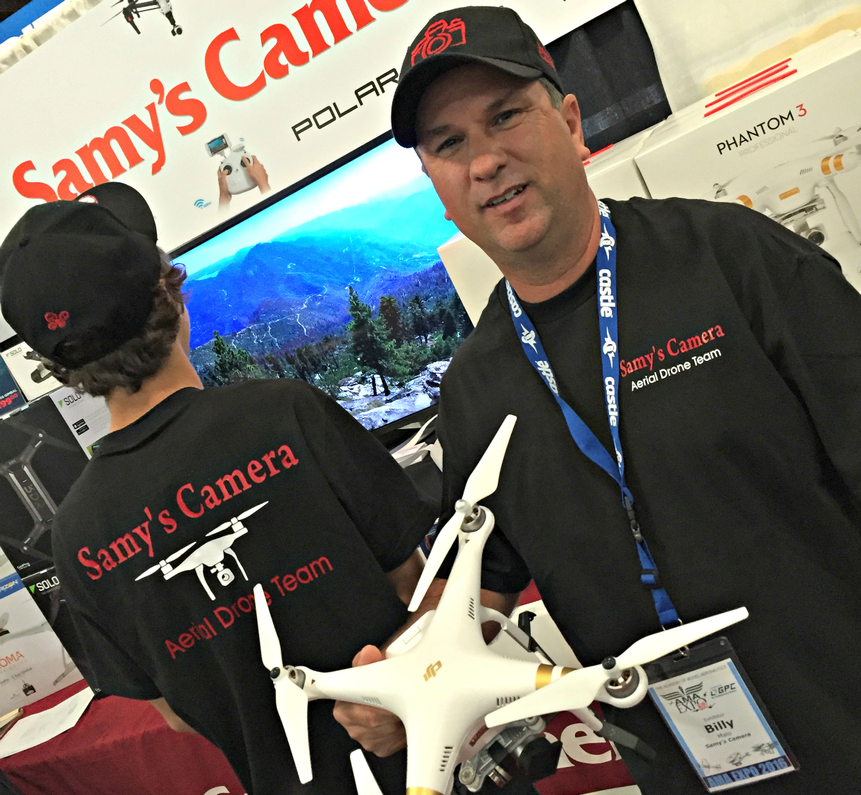 Samy's Camera's Aerial Drone Team At The AMA Expo 2016