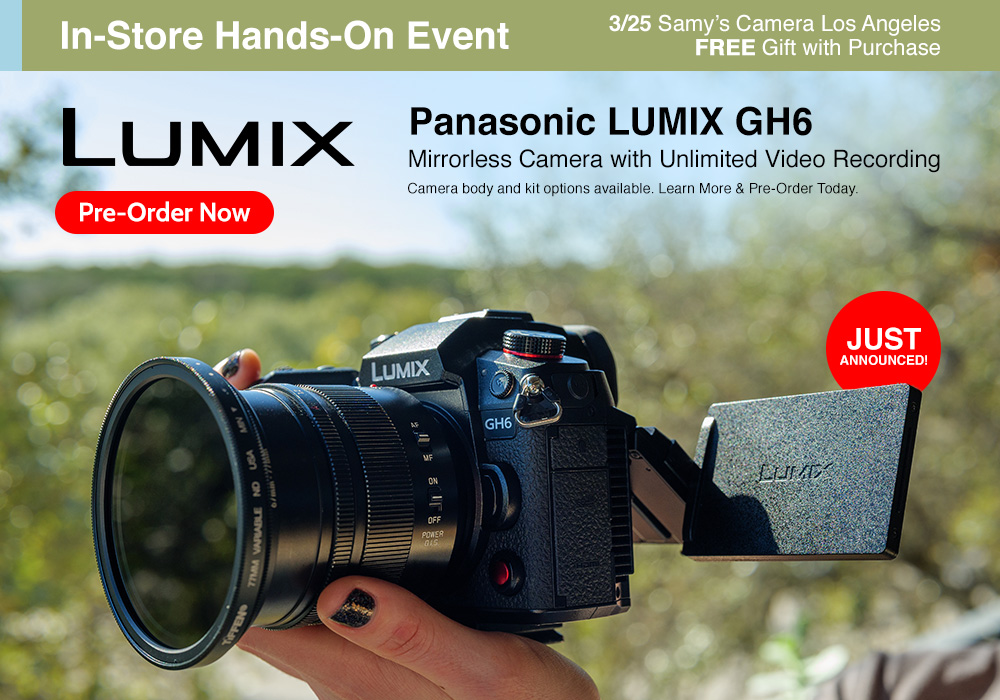 The Panasonic Lumix GH6