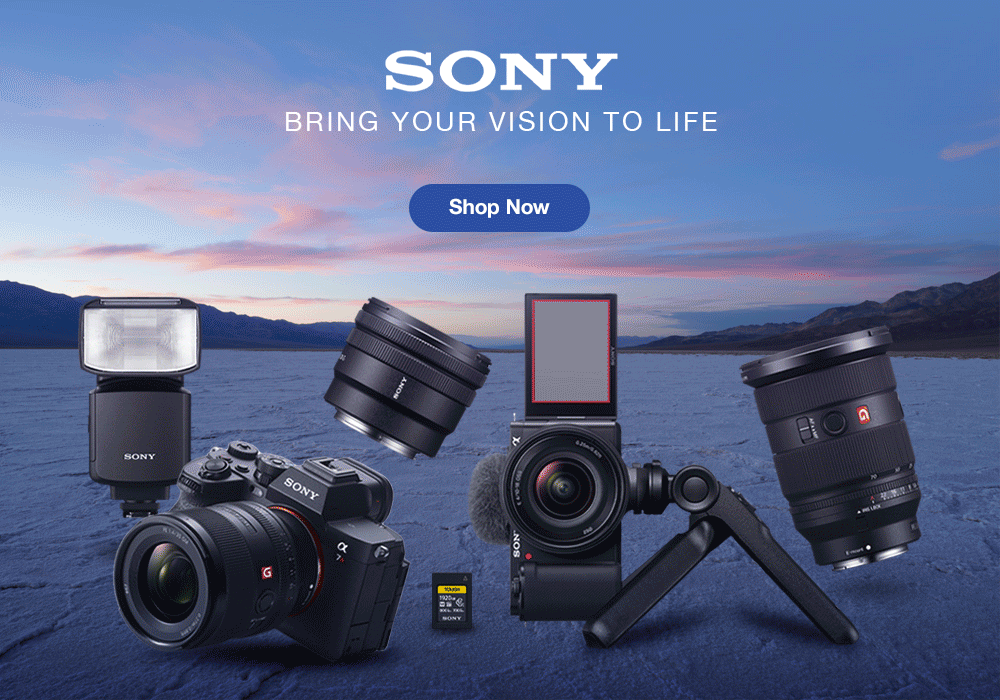 Shop Sony Cameras, Accessories & More!