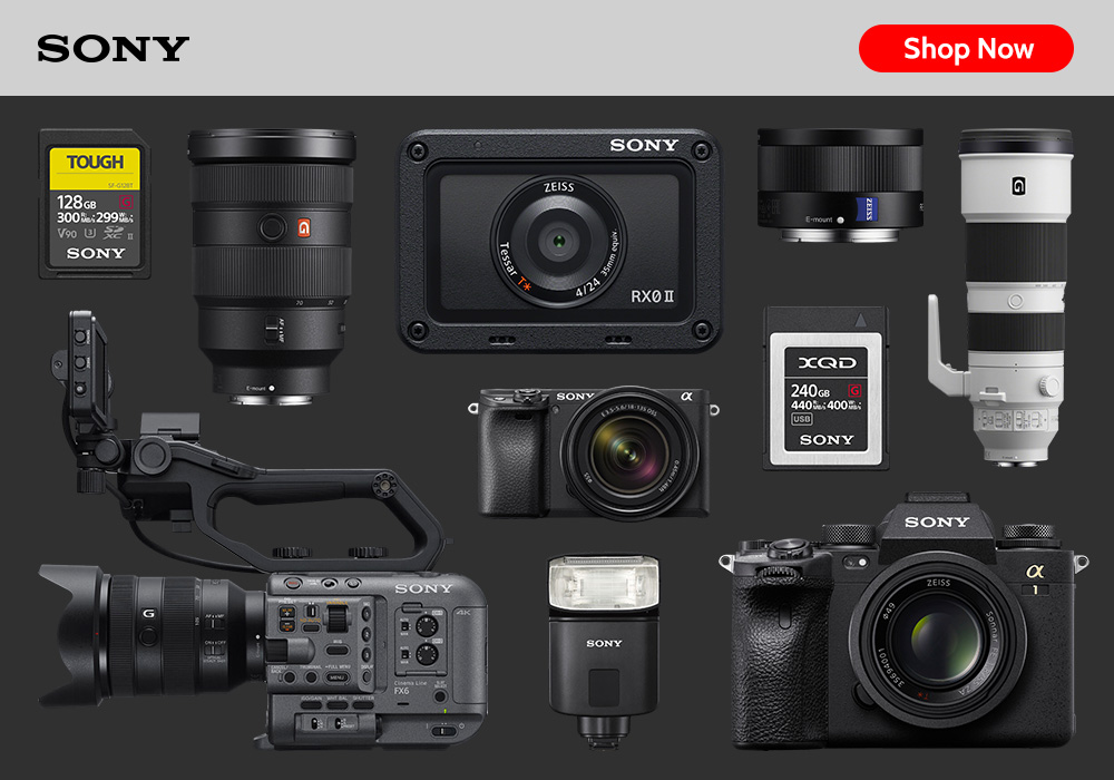 Shop Sony Cameras, Accessories & More!