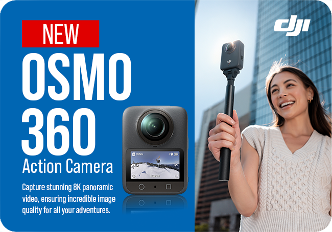 New DJI Osmo 360 Action Camera