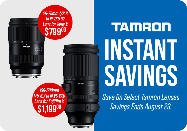 Tamron Instant Savings