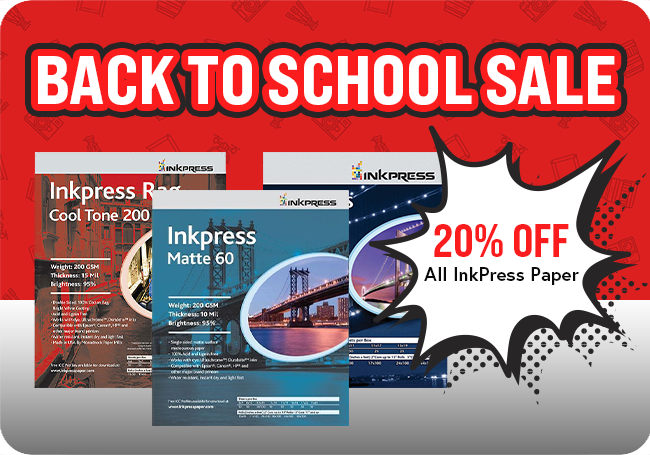 INKPRESS Back to school Paper Sale