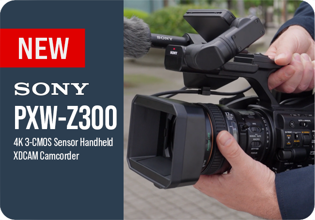 New Sony PXW-Z300 4k Camcorder
