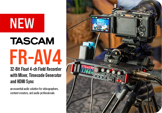 New Tascam FR-AV4