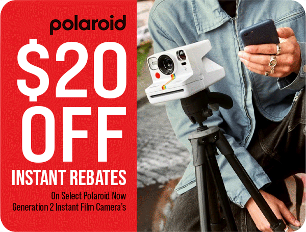polaroid Now+ savings