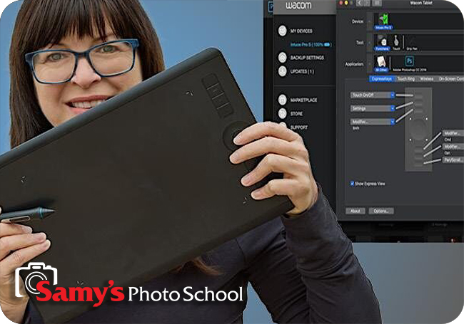 How to use a Wacom Intuos Pro & Pen in Lightroom & Photoshop - Live Online