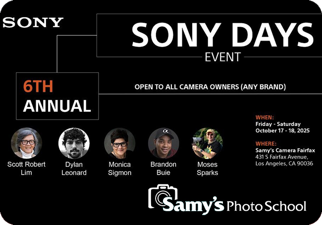 Sony Days at Samy's Camera - Los Angeles