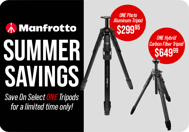 Manfrotto Summer Savings