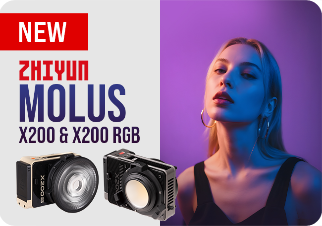 New Zhiyun Molus X200 & X200 RGB