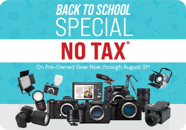 No Tax On Pre-Owned Gear