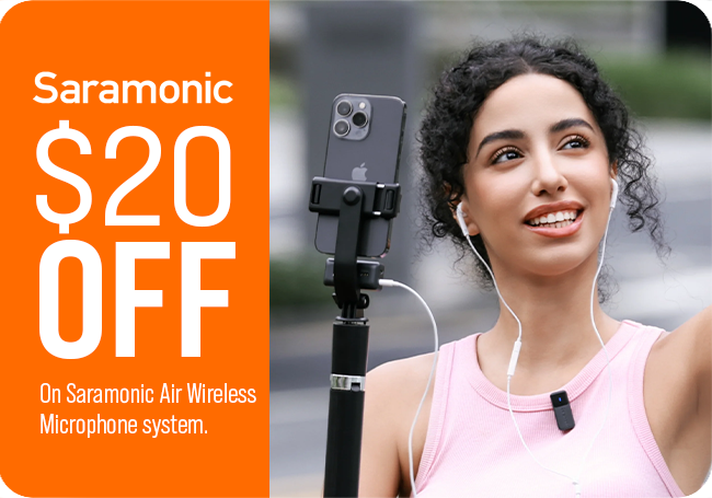 Saramonic $20 Sale