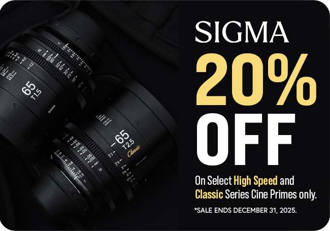 Sigma Cine Lens Sale