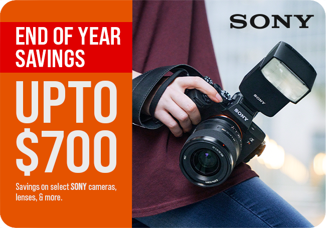 Sony End of Year Savings