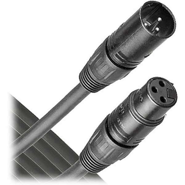 Audio-Techina | 3-pin XLR Male to 3-pin XLR Female Balanced Cable 3 ft ...