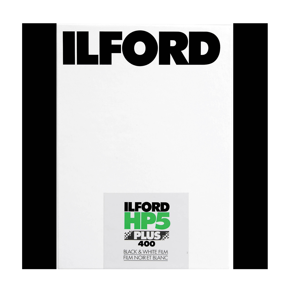 Ilford | HP5 400 Plus B&W Negative Film 4x5, 100 Sheet Box | 1629181