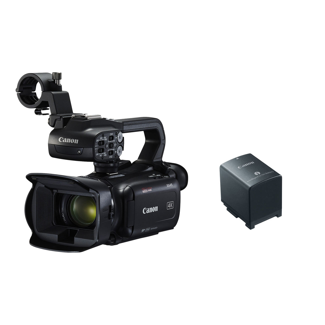 Canon XA45 Professional UHD 4K Camcorder with Canon BP-820
