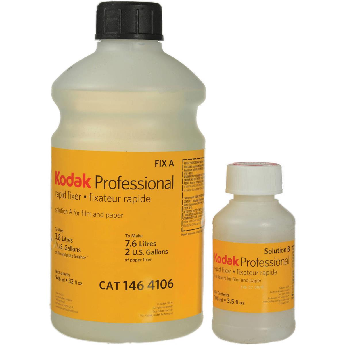 Kodak Liquid Rapid Fixer Solution for Black & White Film and Paper