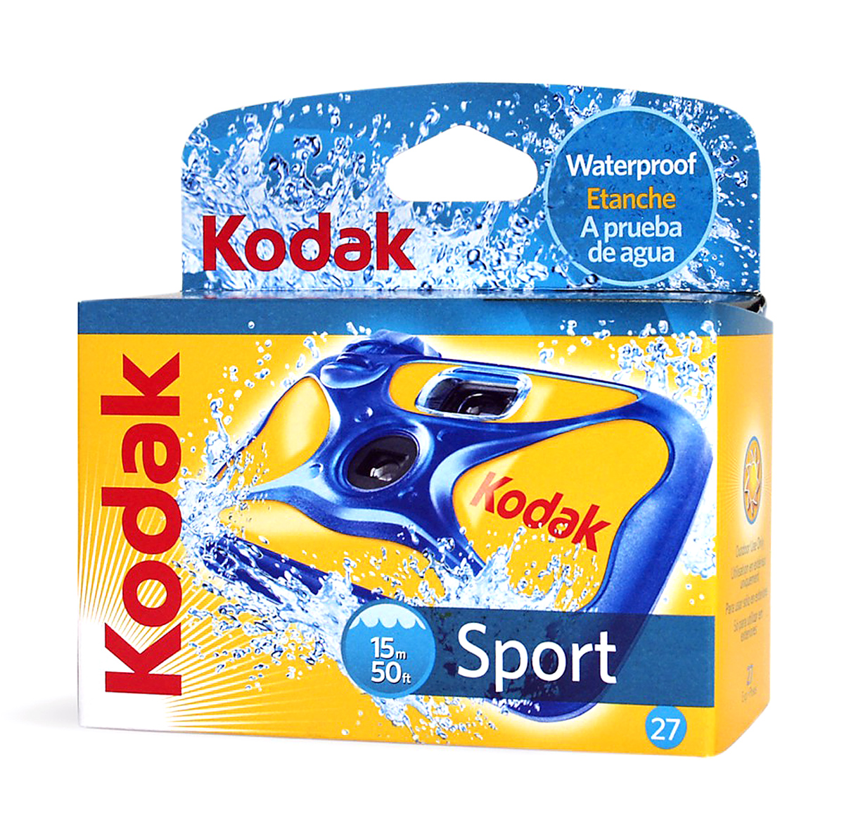 papier lettergreep Specialist Kodak | Water & Sport Waterproof (50'/15 m) 35mm Disposable Camera | 8337131