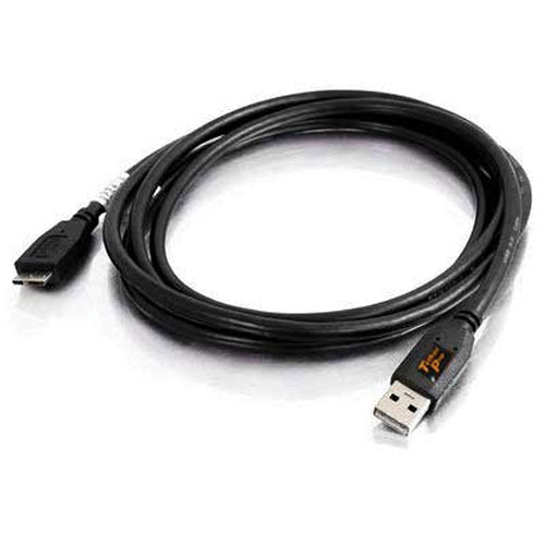 15 Black Tether Tools TetherPro USB 3.0 to USB Male B Cable 4.6m 