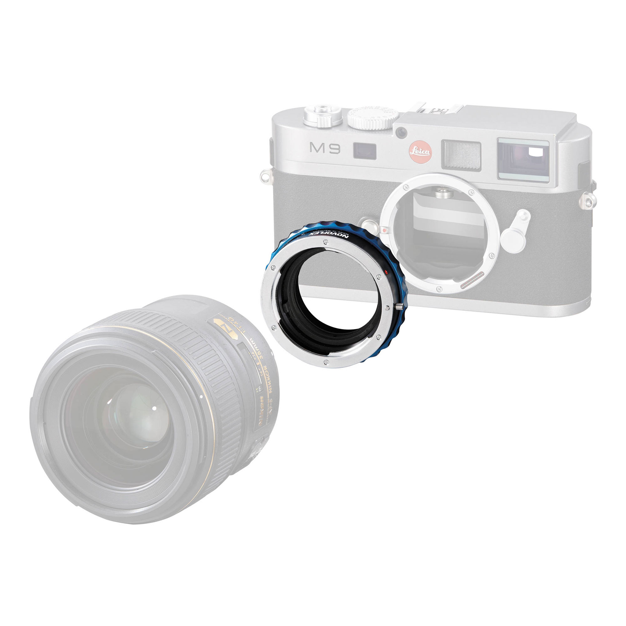 web Temerity Pelmel NovoFlex | Lens Adapter for Nikon Lens to Leica M Camera | LEMNIKNT