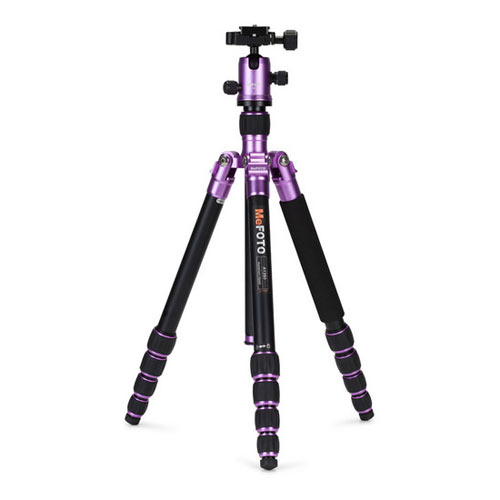 MeFOTO   [BackPackerAir  三脚 雲台付 パープル] MeFOTO | Roadtrip Travel Tripod Kit (Purple) | A1350Q1P