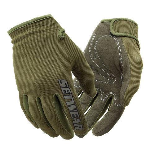 New Setwear Stealth Glove Touch Free Green Color Work Gloves Small Size #8 