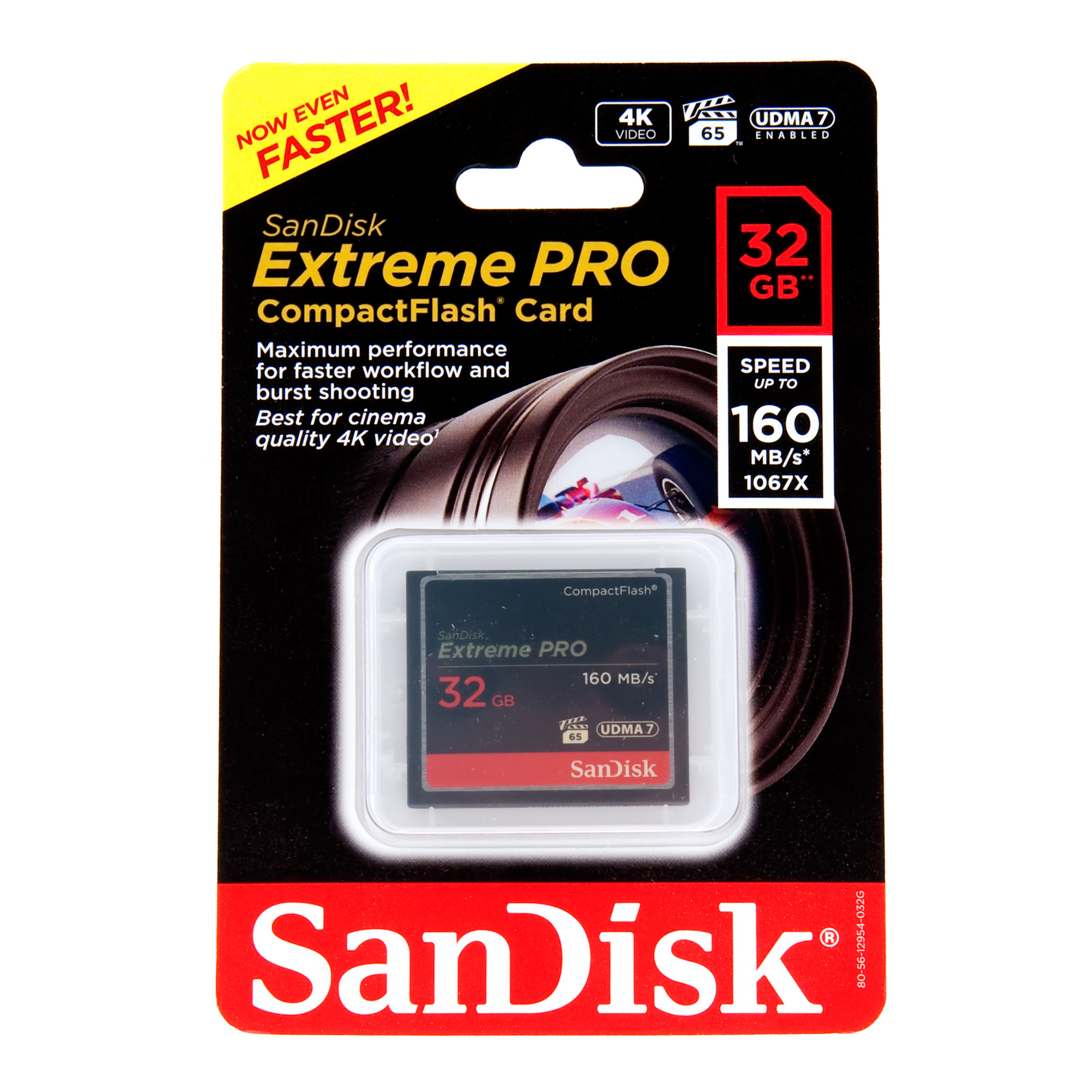 SanDisk 32GB Extreme Pro CompactFlash Memory Card (160MB/s)