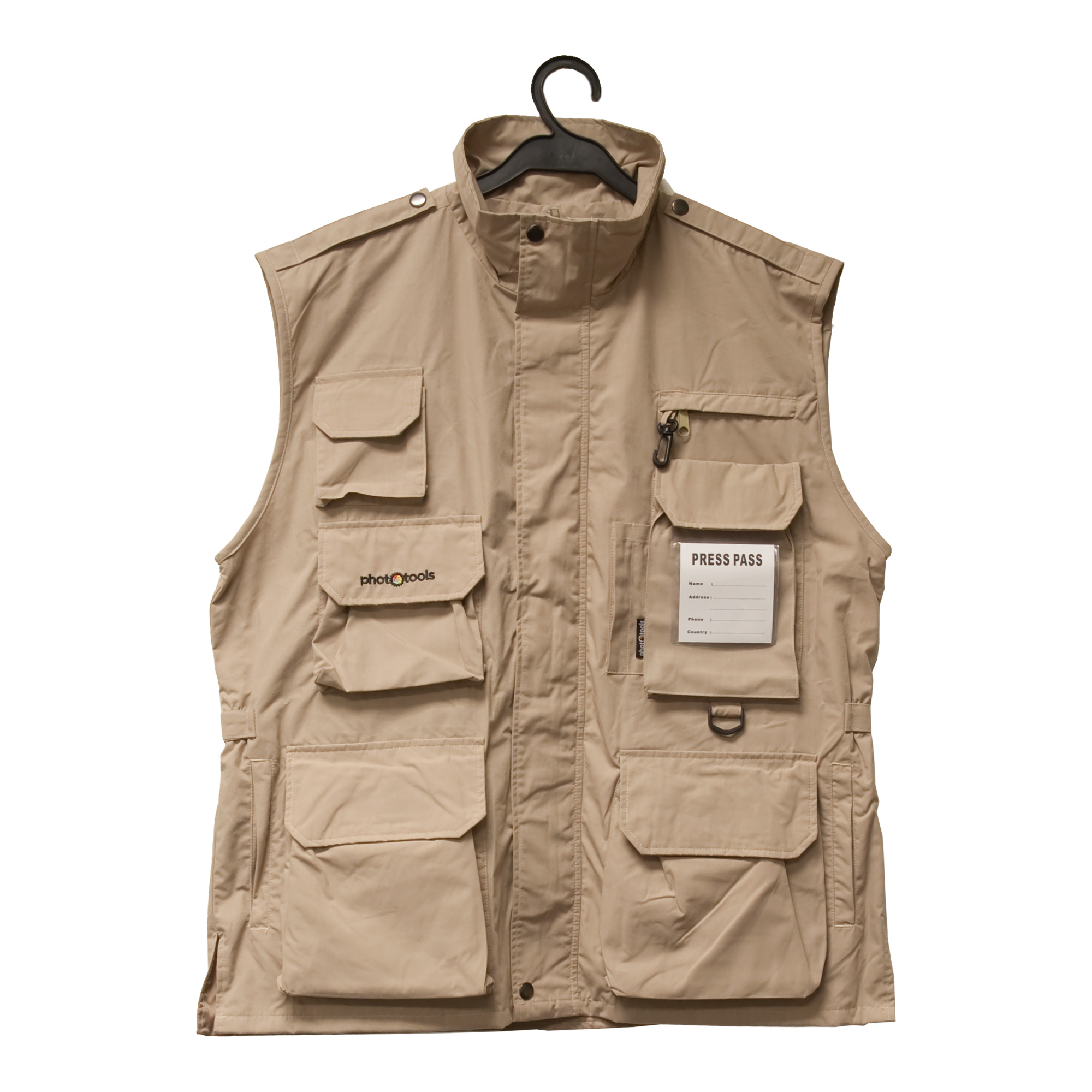 Phototools Large Photo Vest 14 (Beige)
