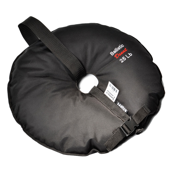 STUFFT | Donut Sandbag 25 lb (Black) | DONUT
