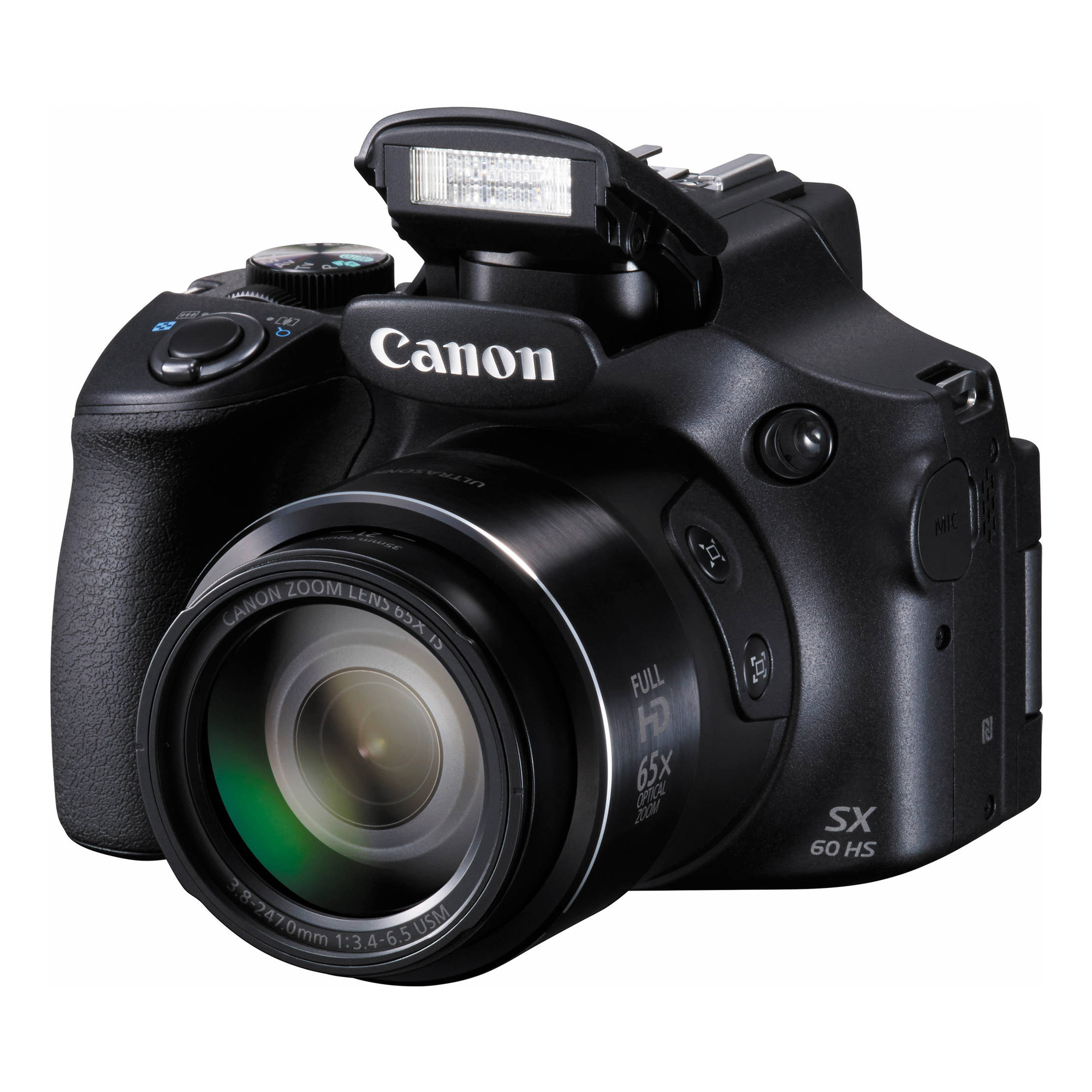 Canon PowerShot SX60 HS 本体と付属品 Canon | PowerShot SX60 HS Digital Camera (Black) | 9543B001
